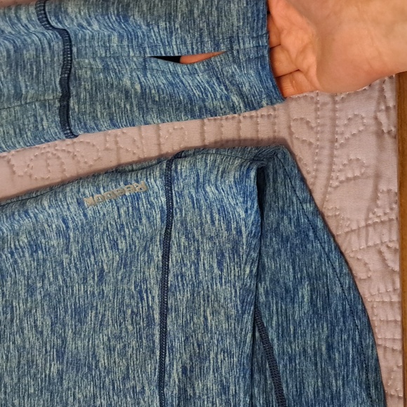 Reebok blue cowl neck top with thumb holes, size medium. - Picture 2 of 4